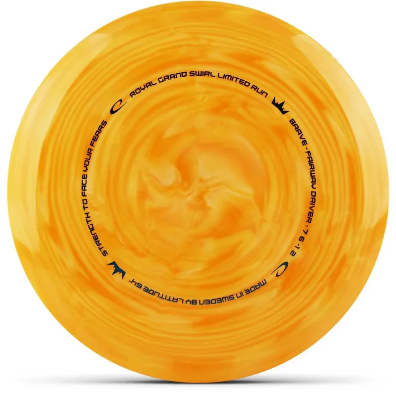 Grand Swirl Brave - Limited Edition / Orange/Gold/White / 170+ g
