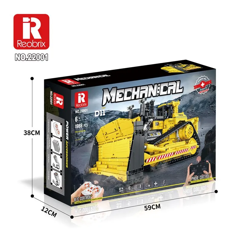 22001 Caterpillar Radiostyrd (1836pcs) - 4