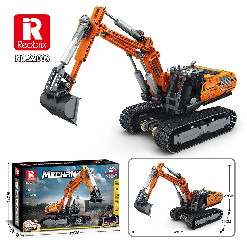 Grävmaskin Radiostyrd (1106pcs)