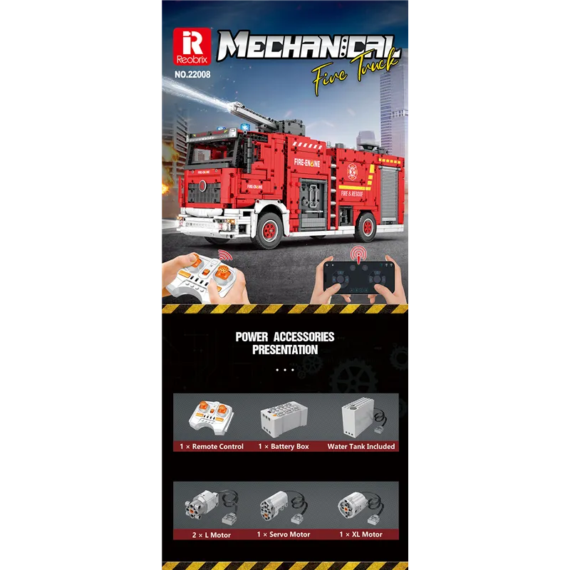 Brandbil Radiostyrd (2692pcs) - 5