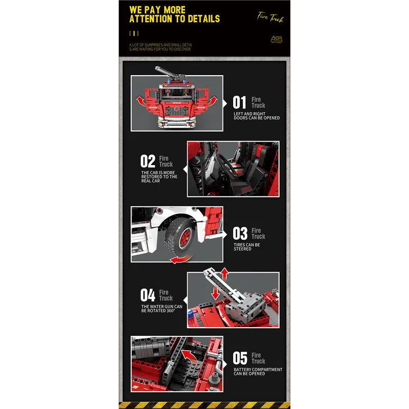 Brandbil Radiostyrd (2692pcs) - 8