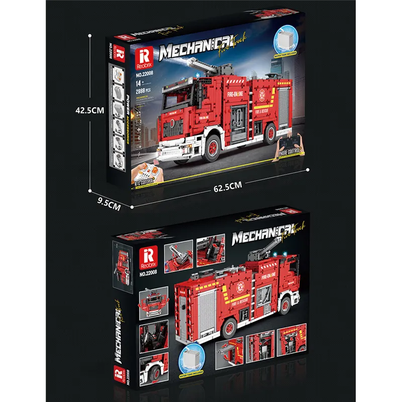 Brandbil Radiostyrd (2692pcs) - 9