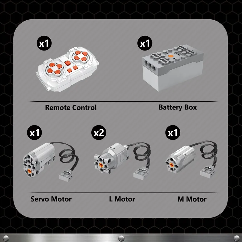 Lyftkran med lastbil, Radiostyrd (2328pcs) - 6