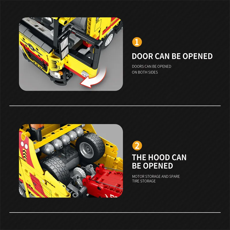 Bärgningsbil Radiostyrd (1910pcs) - 9
