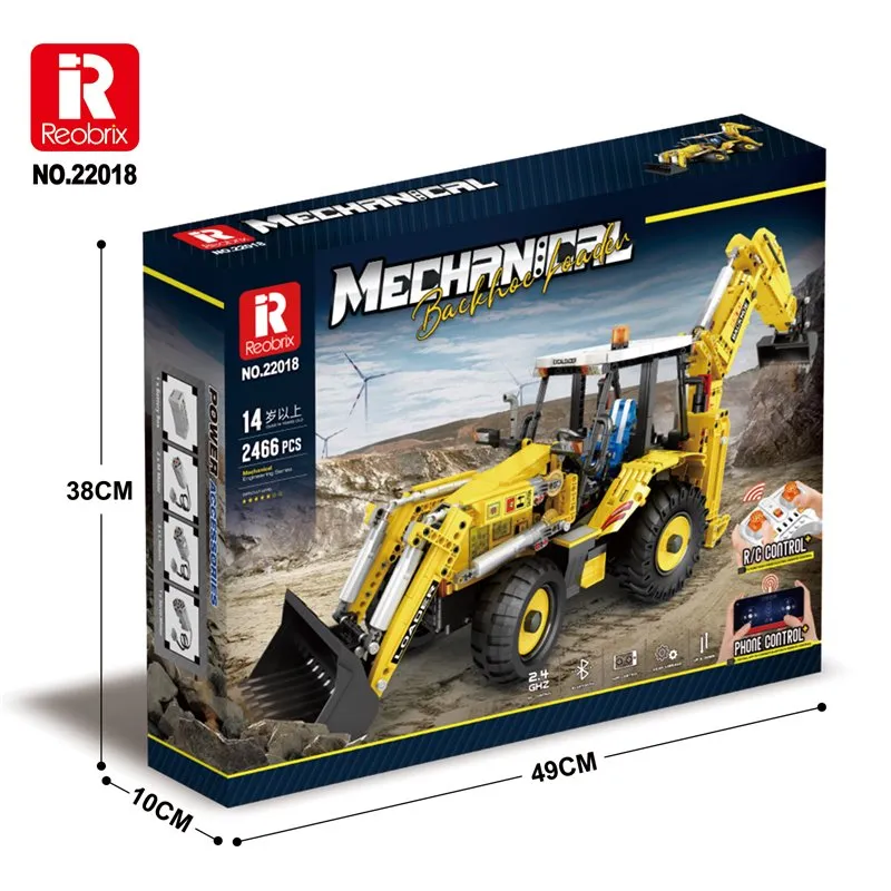 Grävmaskin Radiostyrd (2466pcs) - 4