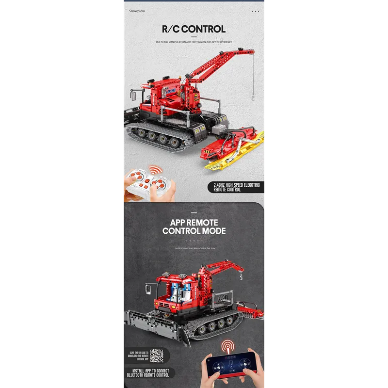 Snö Mobile Radiostyrd (1100pcs) - 7