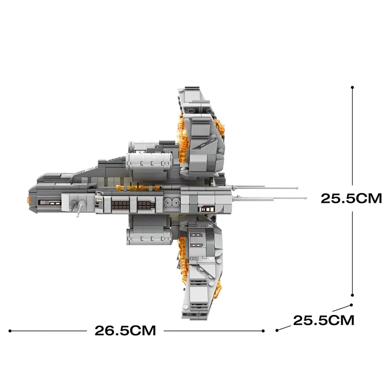 Lagrange-Stinging Jellyfish-Class-Frigate (906pcs)
