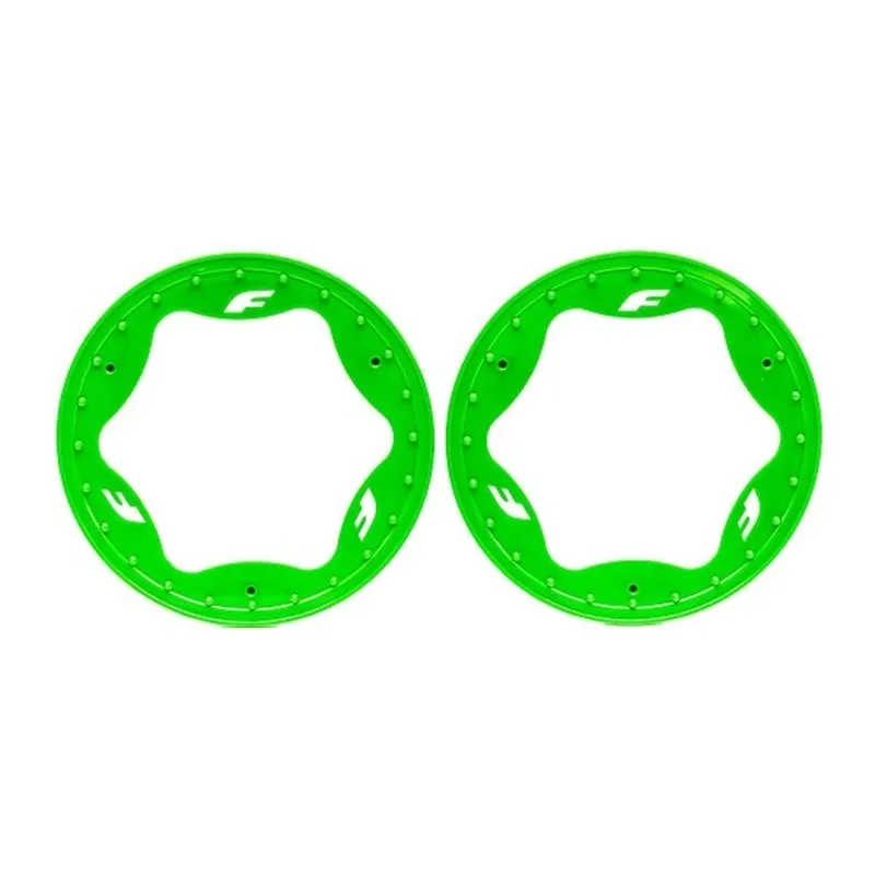 Beadlock Ringar Grön Pro Scale Sand Car Race 3.9