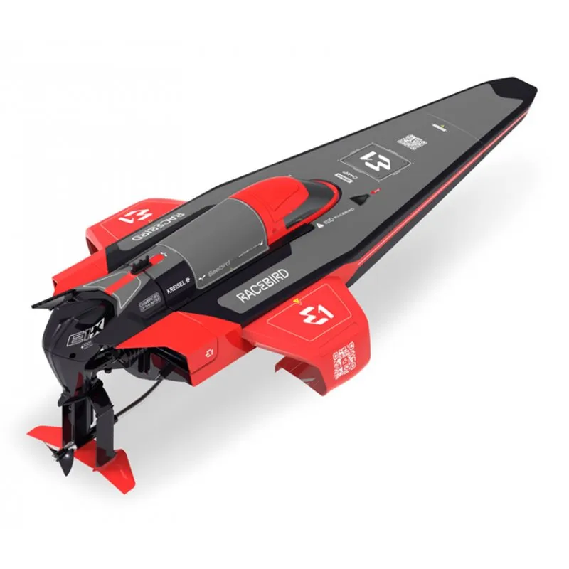 Racebird Lite E1 Hydrofoil 1/14 skala Elbåt RTR Röd - 4