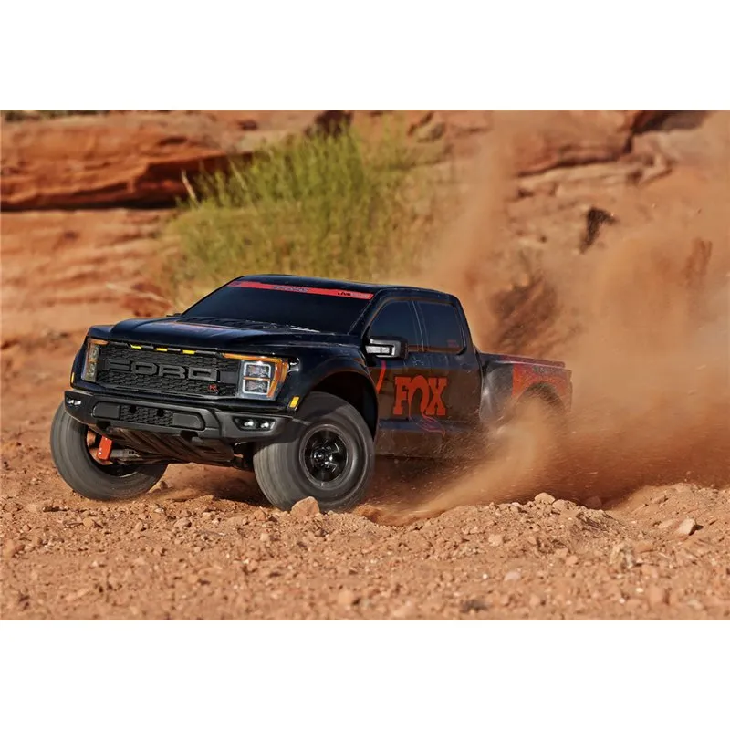 Ford F-150 Raptor-R VXL-4s Ultimate 4WD 1/10 RTR TQi LED Fox1 Svart - 7