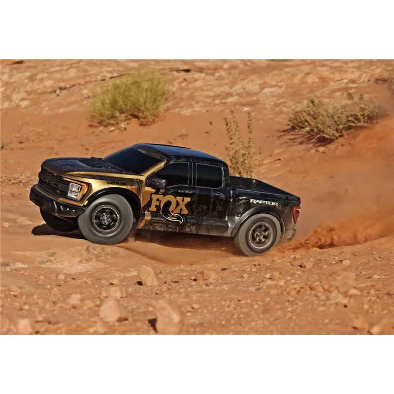 Ford F-150 Raptor-R VXL-4s Ultimate 4WD 1/10 RTR TQi LED Fox SE Guld - 7