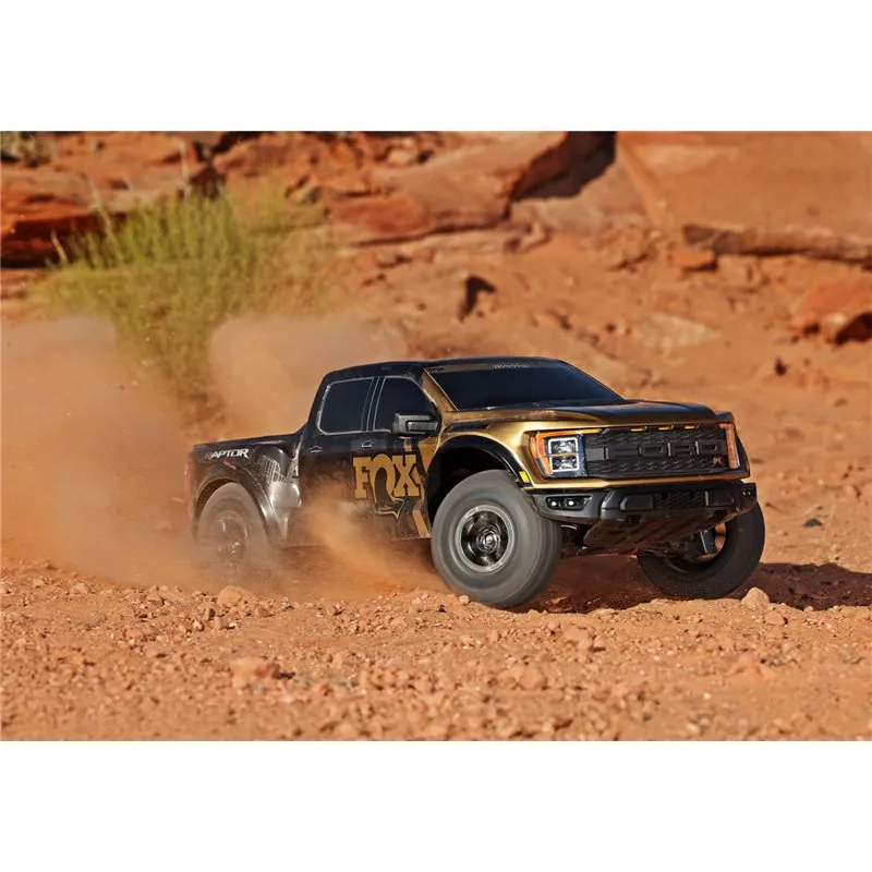 Ford F-150 Raptor-R VXL-4s Ultimate 4WD 1/10 RTR TQi LED Fox SE Guld - 8