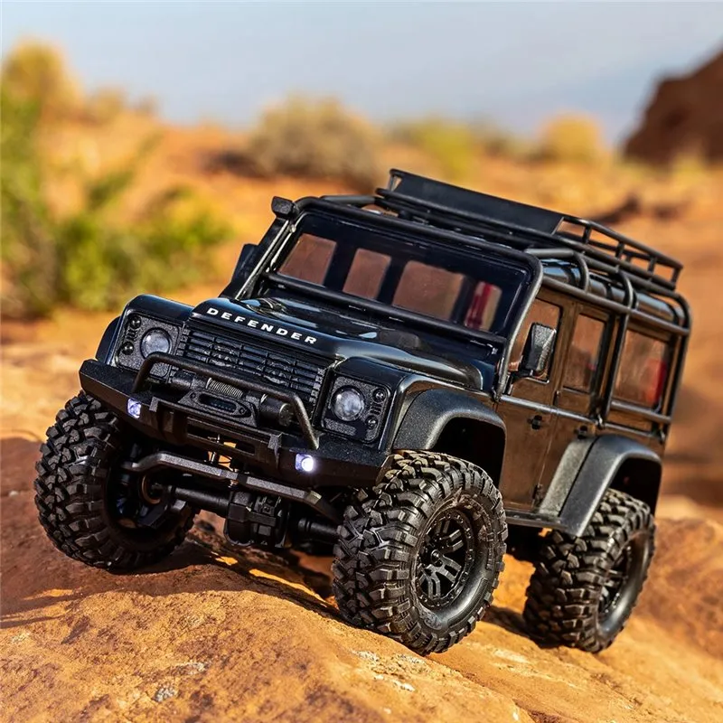TRX-4M 1/18 Land Rover Defender Crawler Svart RTR - 2S LiPo/USB Laddare - 5