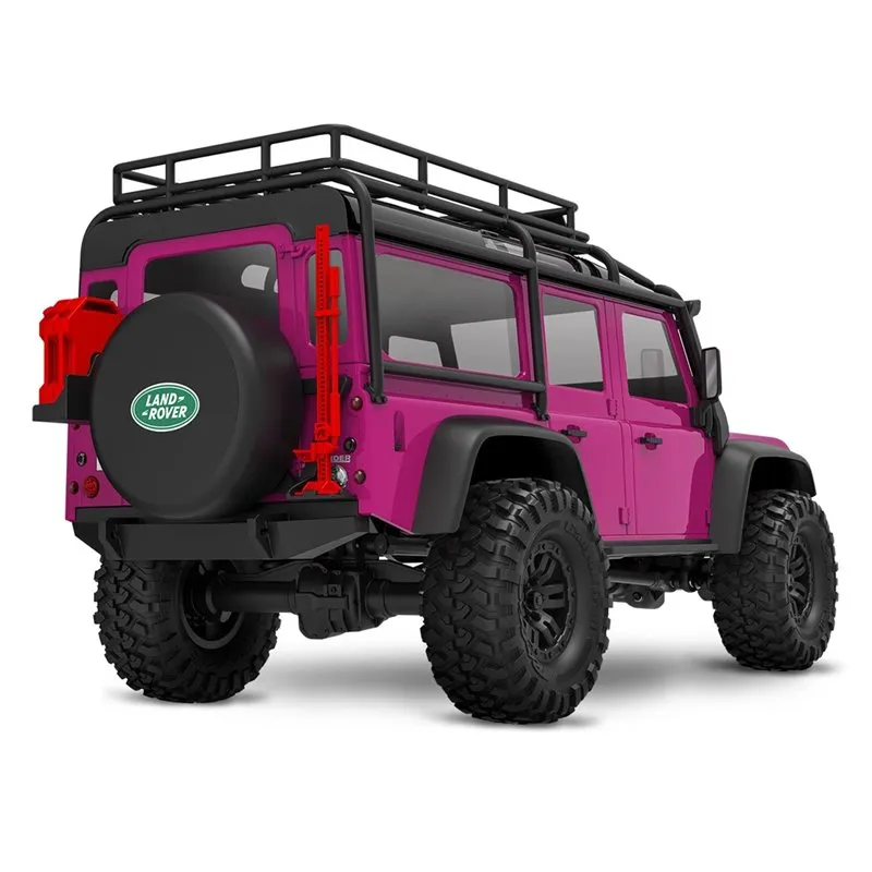 TRX-4M 1/18 Land Rover Defender Crawler Rosa RTR - 2S LiPo/USB Laddare - 2