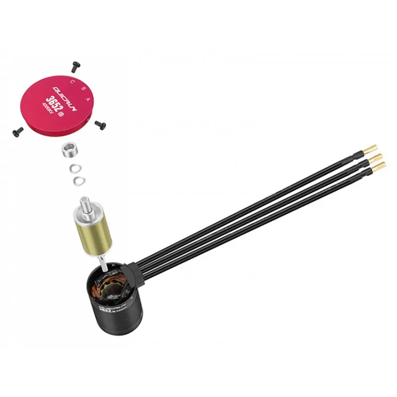 Motor QuicRun 3660SL 3150kV G2 Sensorlös 1/10 (5mm Axel) - 5