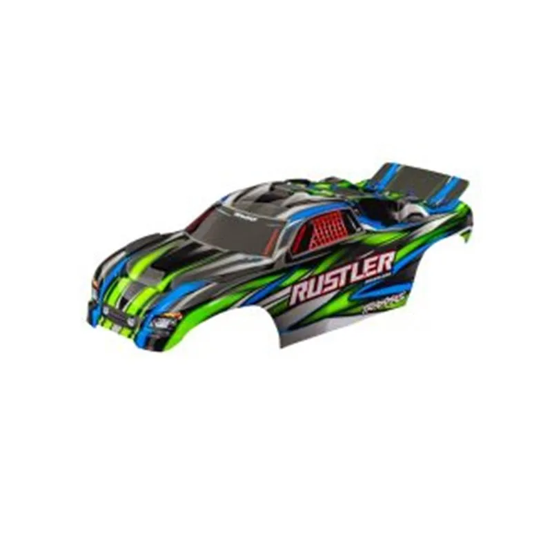 Kaross Rustler 2WD Clipless Grön