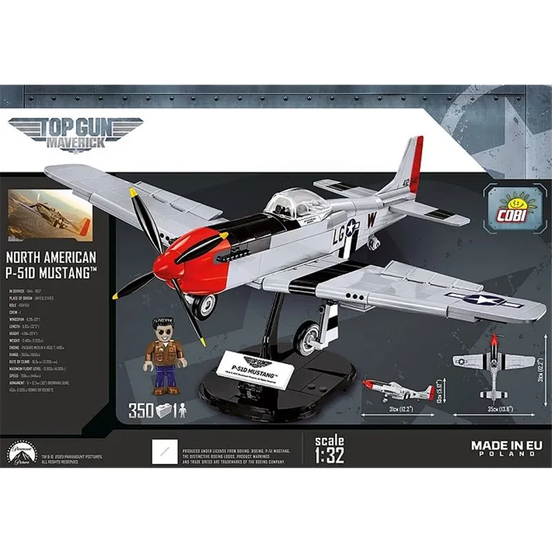 P-51D MUSTANG, 350 PCS TOP GUN MAVERICK - 3