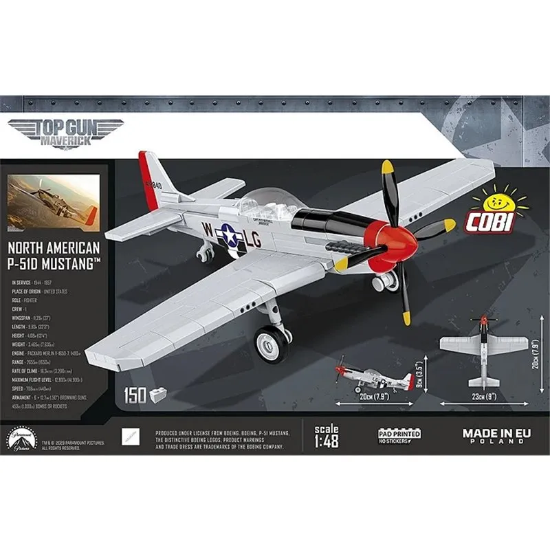 P-51D MUSTANG, 150 PCS TOP GUN MAVERICK - 3