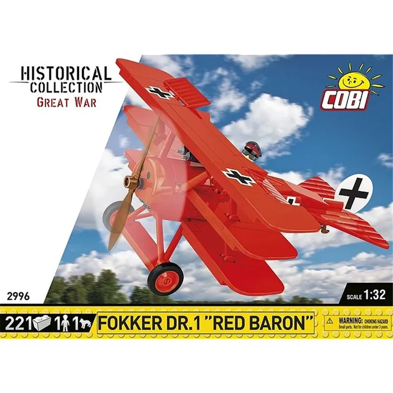 FOKKER DRI RED.BARON, 221 PCS HC GREAT WAR
