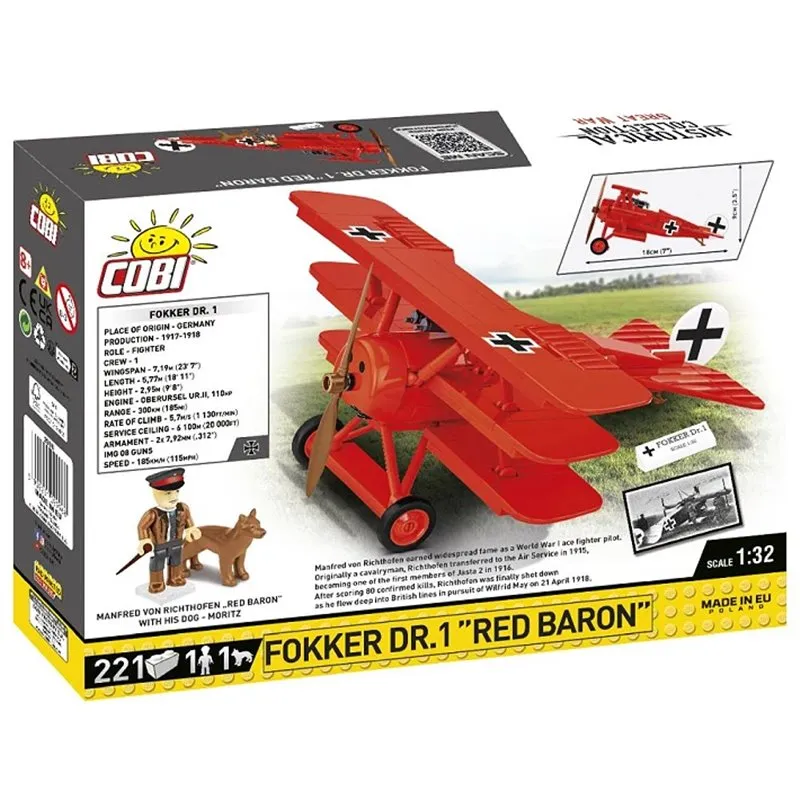 FOKKER DRI RED.BARON, 221 PCS HC GREAT WAR - 7
