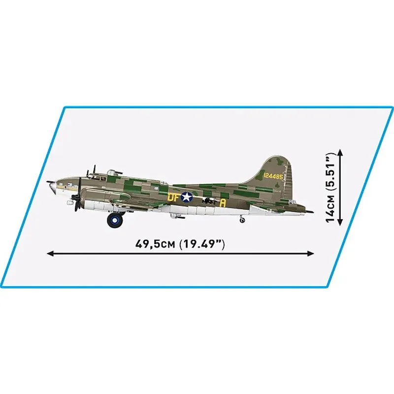 BOEING B-17F FLYING FORT, 1376 PCS HC WWII - 13