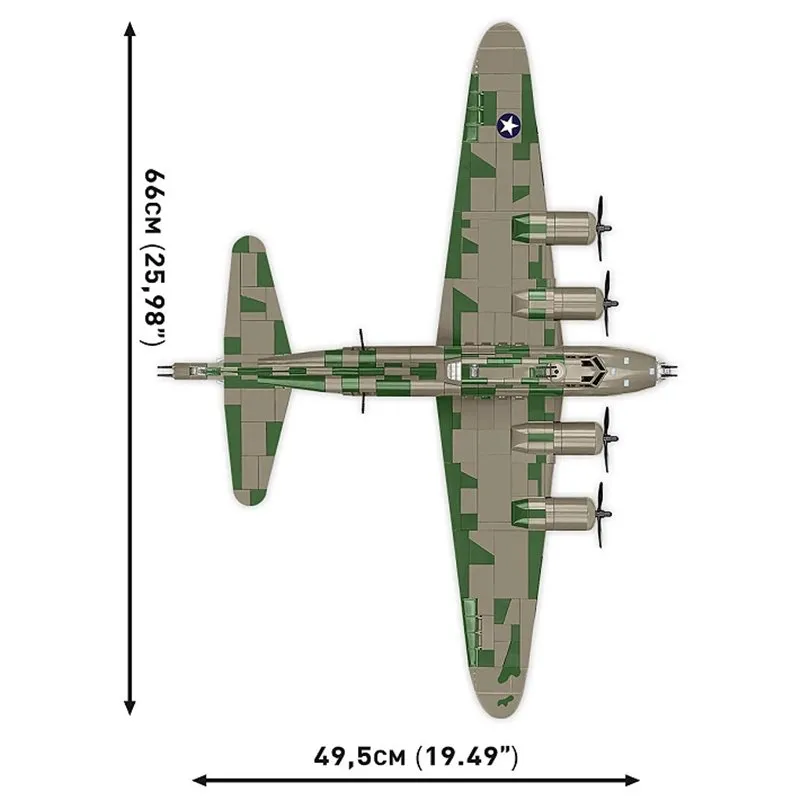BOEING B-17F FLYING FORT, 1376 PCS HC WWII - 14