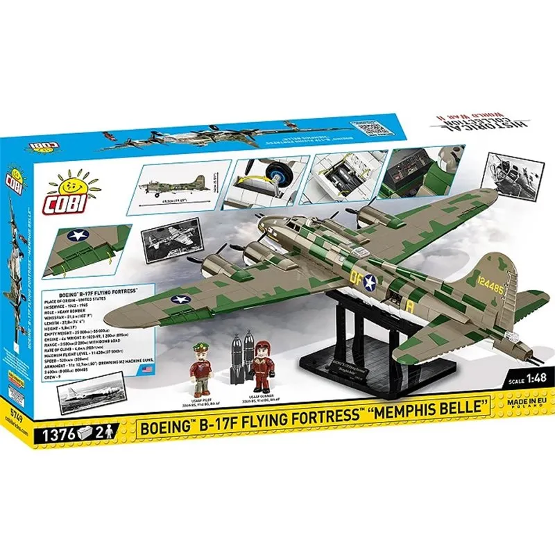 BOEING B-17F FLYING FORT, 1376 PCS HC WWII - 16