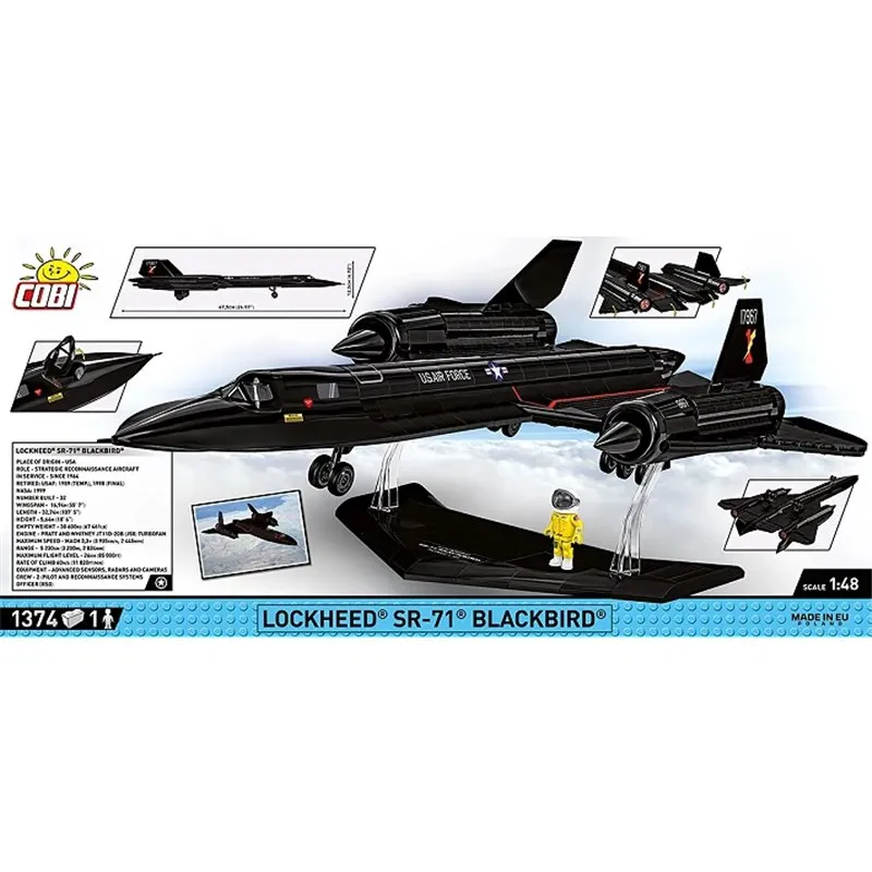 LOCKHEED SR-71, 1374 PCS ARMED FORCES - 6