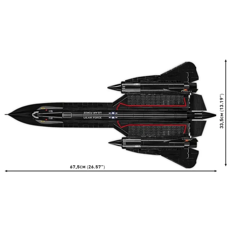 LOCKHEED SR-71, 1374 PCS ARMED FORCES - 13