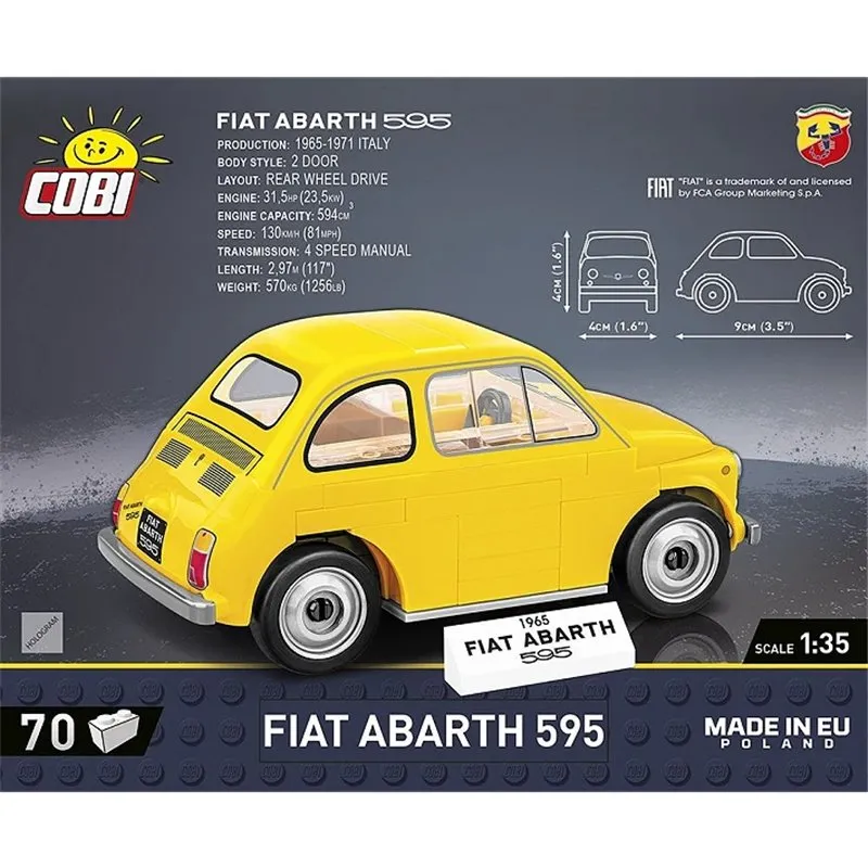 FIAT ABARTH, 70 PCS YOUNGTIMER - 3