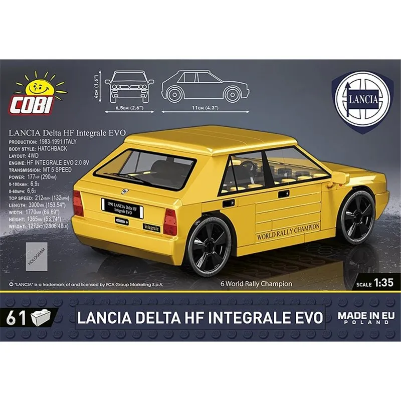 LANCIA DELTA HF INTG., 61 PCS YOUNGTIMER - 3