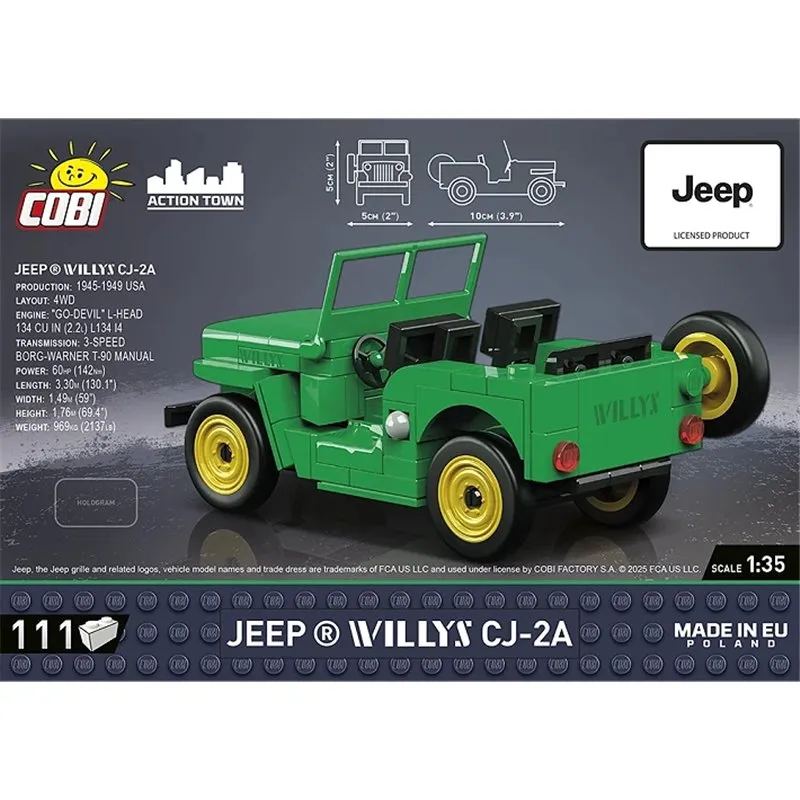 JEEP WILLYS CJ-2A GR, 111 PCS YOUNGTIMER - 3