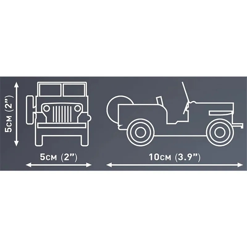 JEEP WILLYS CJ-2A GR, 111 PCS YOUNGTIMER - 4