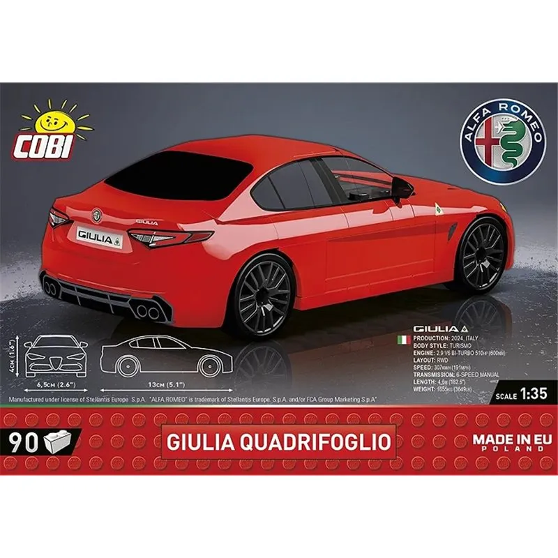 ALFA ROMEO GIULIA QUADRIFOGLIO, 90 PCS ALFA ROMEO - 3