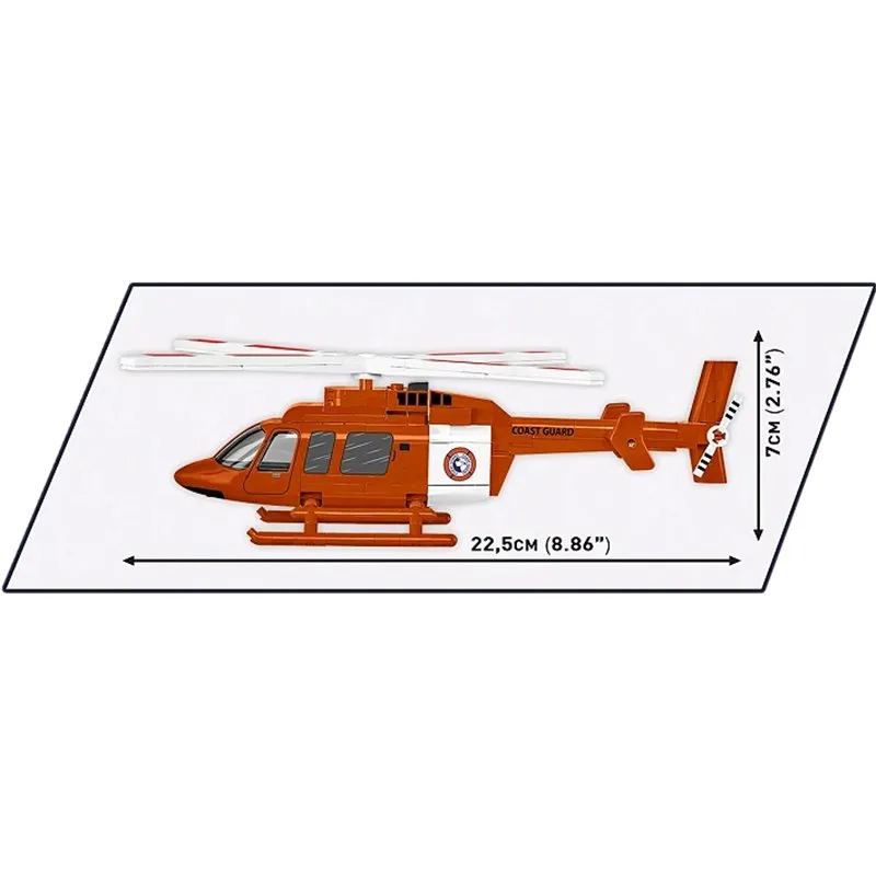 BELL 407 - COAST GUARD scale 1:48, 210 PCS - 8