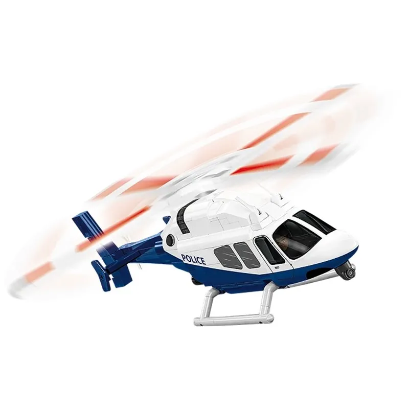 BELL 429 - POLICE scale 1:48, 266 PCS