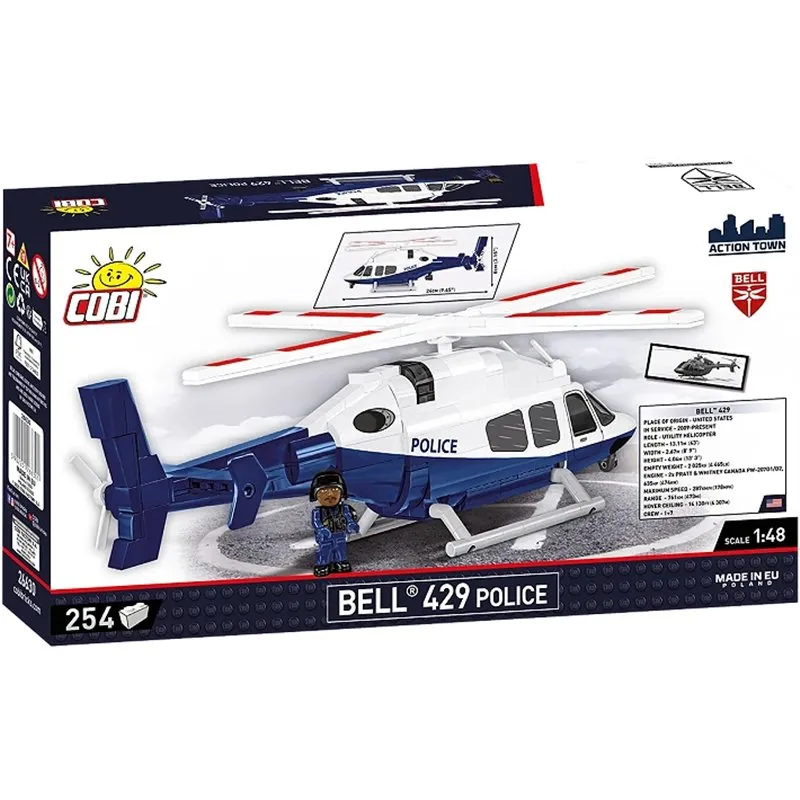 BELL 429 - POLICE scale 1:48, 266 PCS - 10