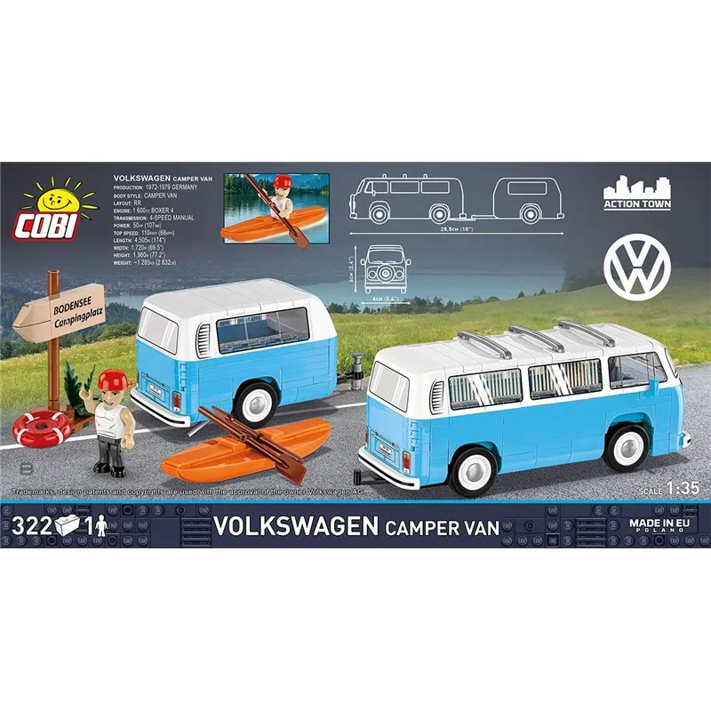 VOLKSWAGEN CAMPER VAN, 322 PCS VOLKSWAGEN - 7