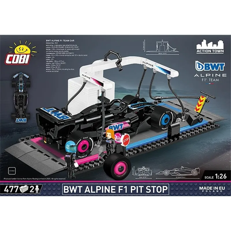 ALPINE F1 PIT STOP, 477 PCS ACTION TOWN - 3
