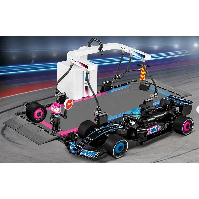 ALPINE F1 PIT STOP, 477 PCS ACTION TOWN - 6