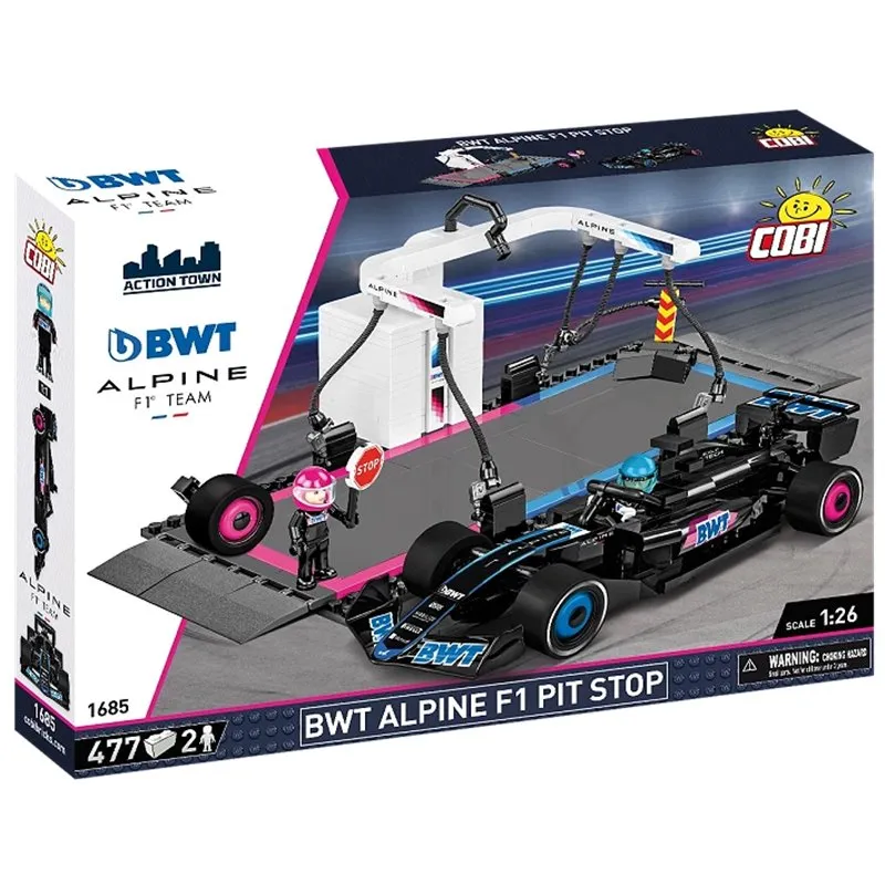 ALPINE F1 PIT STOP, 477 PCS ACTION TOWN - 7