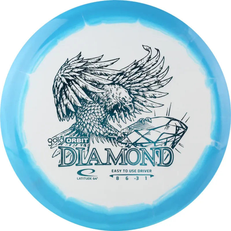 Gold Orbit Diamond / White/Turquoise / 155-159 g