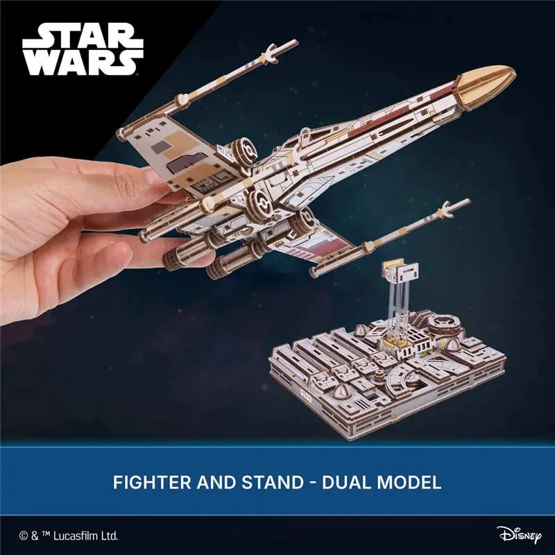 Ugears Luke Skywalker´s X-Wing Starfighter Star Wars - 11