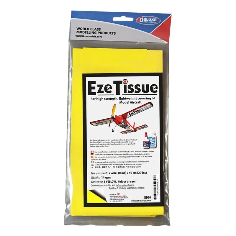 Eze Tissue Japanpapper Gul 5/pack