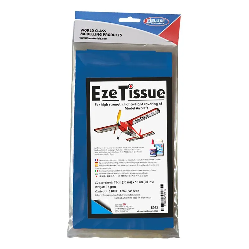 Eze Tissue Japanpapper Blå 5/pack