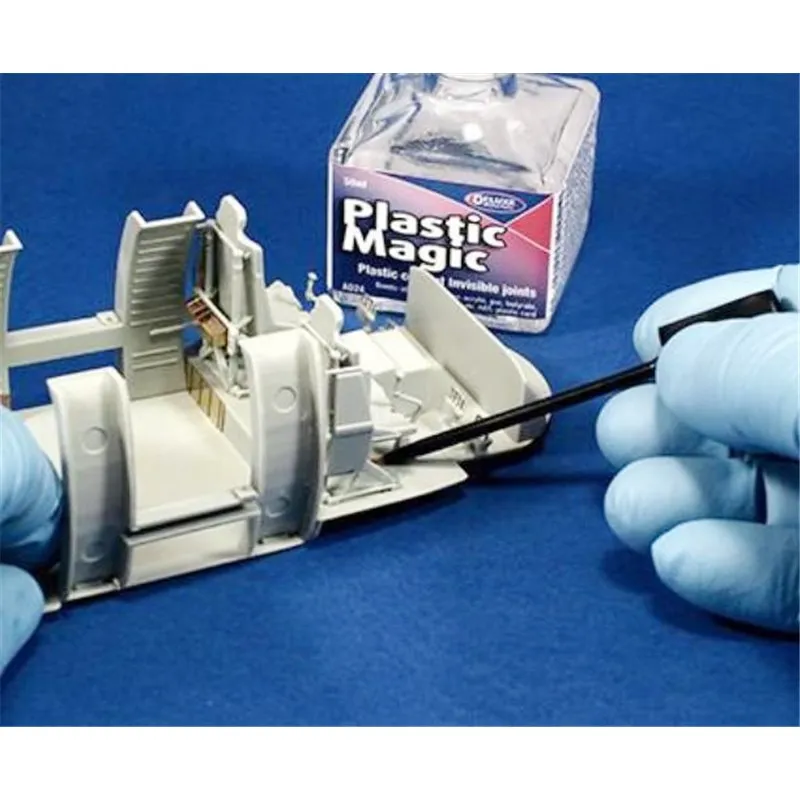 Plastic Magic Glue Brush Pensel 3st - 2