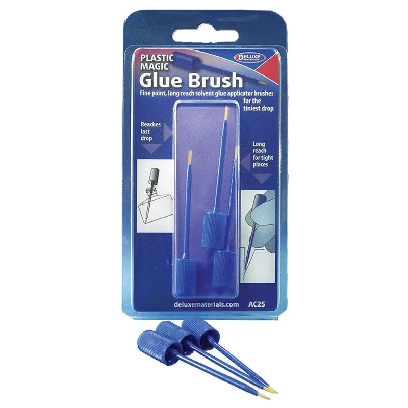 Plastic Magic Glue Brush Pensel 3st - 3