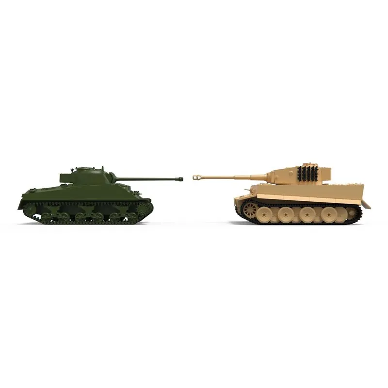 Airfix 1:72 Classic Conflict Tiger 1 vs Sherman Firefly - 4