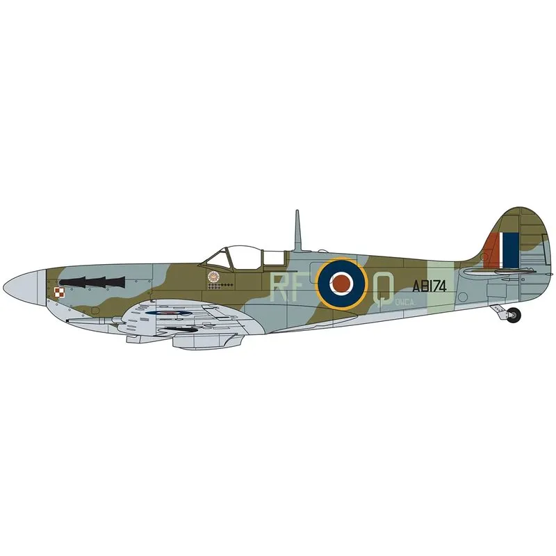 Airfix 1:72 Starter Set - Supermarine Spitfire MkVc (Inkl. Färg, lim och pensel) - 4