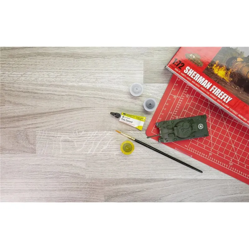 Airfix 1:72 Starter Set - Sherman Firefly (Inkl. Färg, lim och pensel) - 7